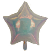 Globo 19'' estrella blanco